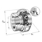 Insert bearing Spherical Outer Ring Eccentric Locking Collar Series: G..KRR-B-AS2/V